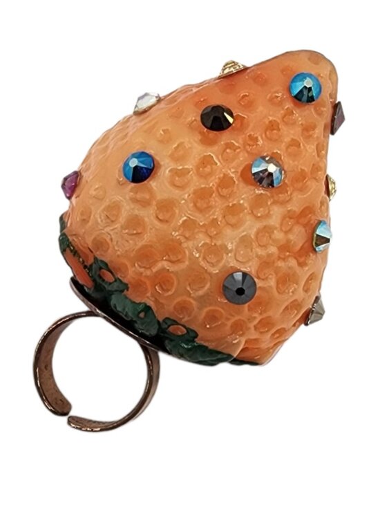 GASOLINE GLAMOUR Jewelry - GASOLINE GLAMOUR FRUIT PUNCH STRAWBERRY RING 🍓🍓🍓